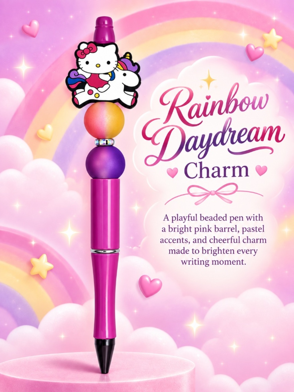 Rainbow Daydream Charm Pen